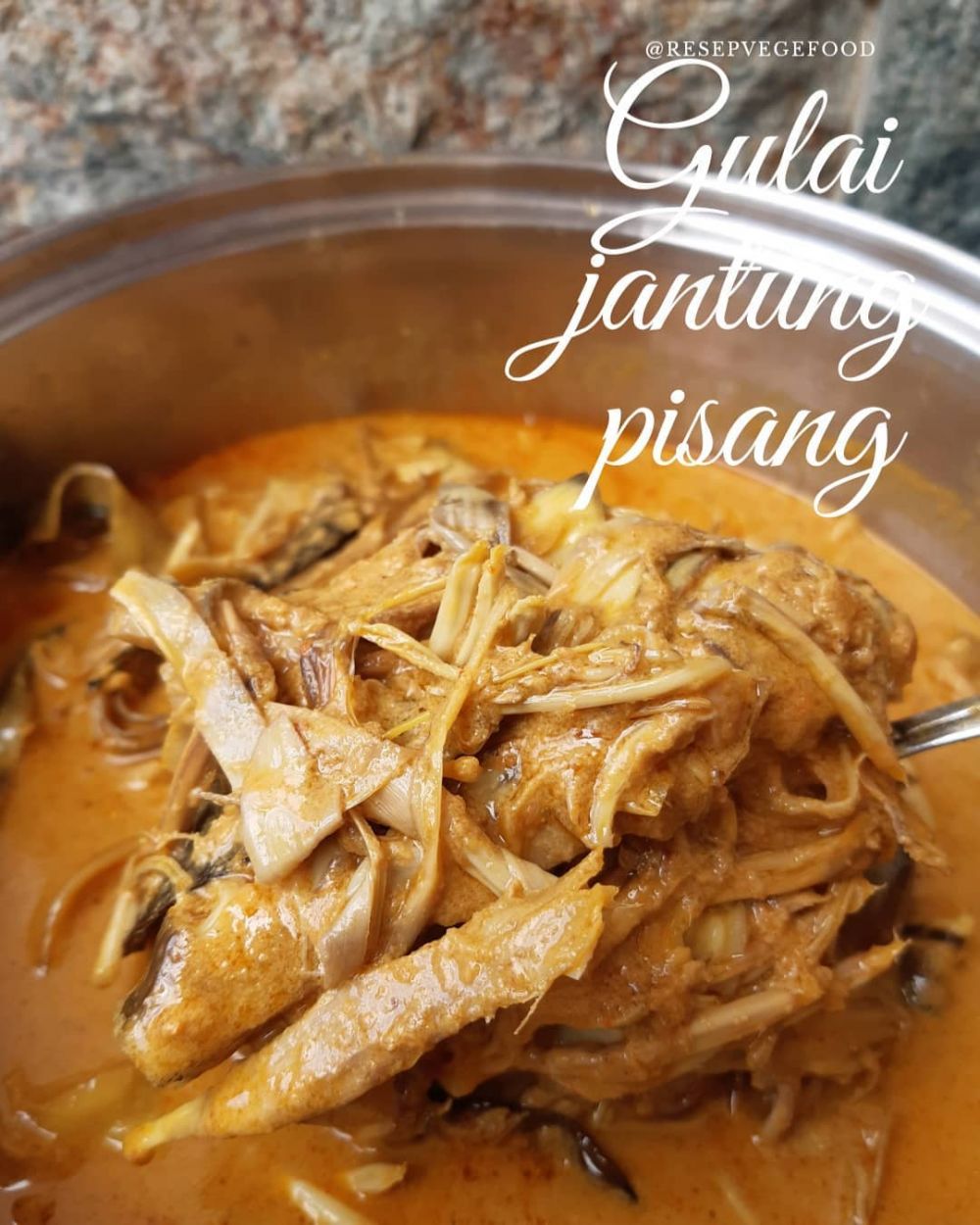 12 Resep olahan jantung pisang kuah santan, gurih, nikmat, dan sederhana