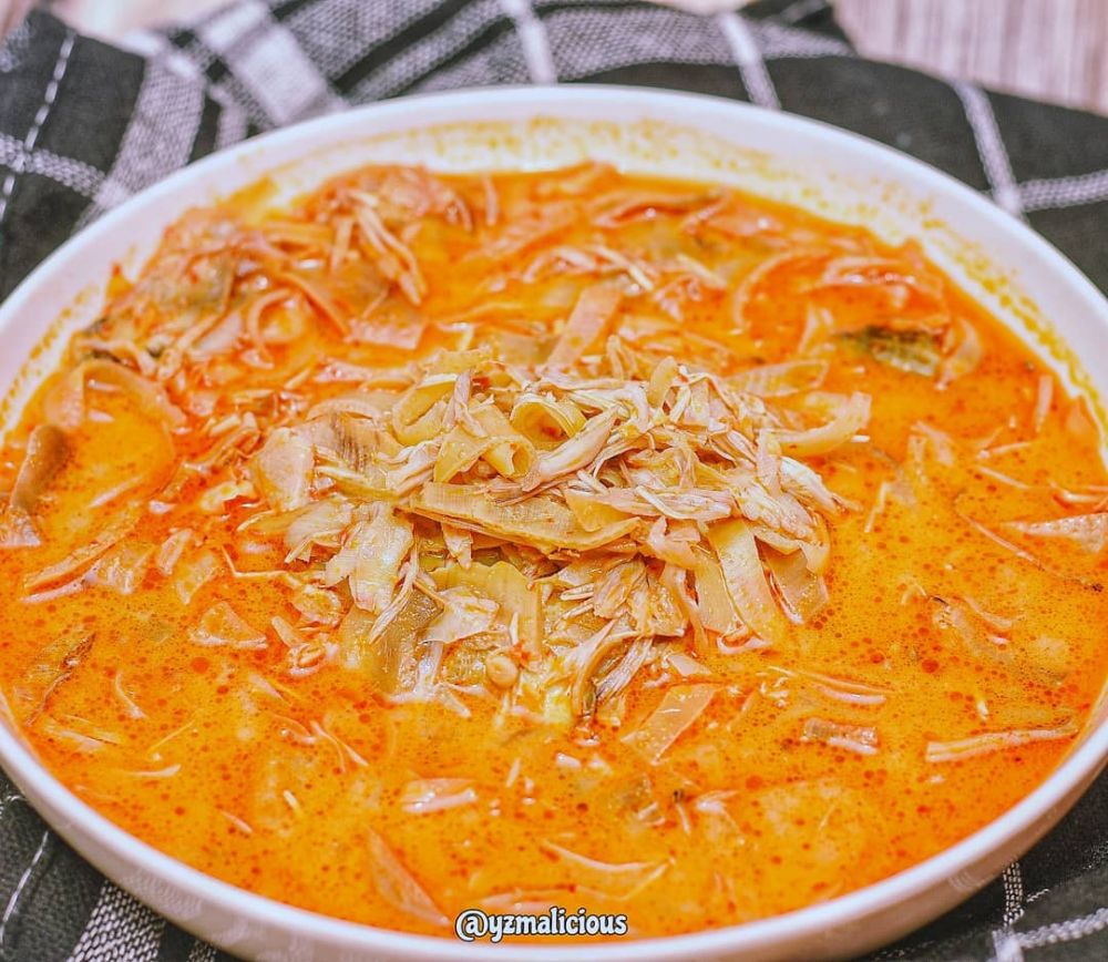 12 Resep olahan jantung pisang kuah santan, gurih, nikmat, dan sederhana