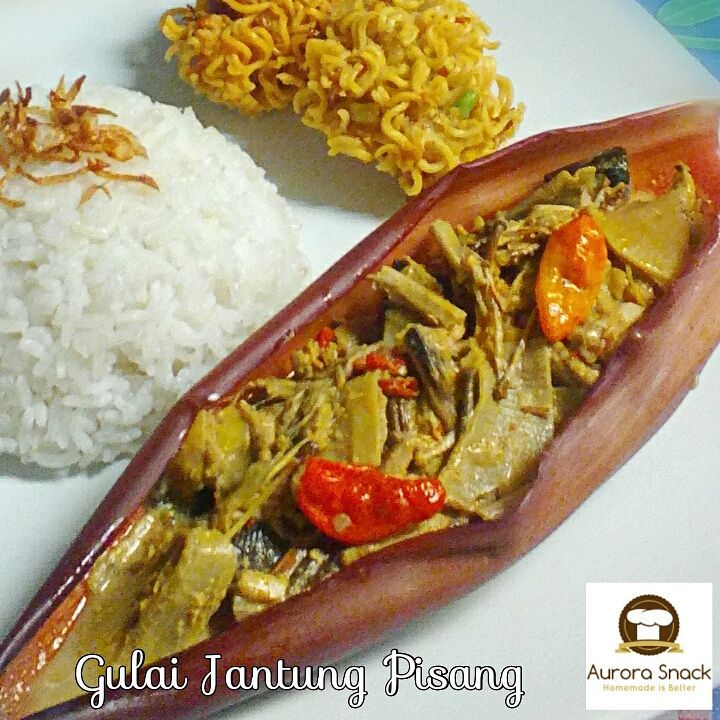 12 Resep olahan jantung pisang kuah santan, gurih, nikmat, dan sederhana