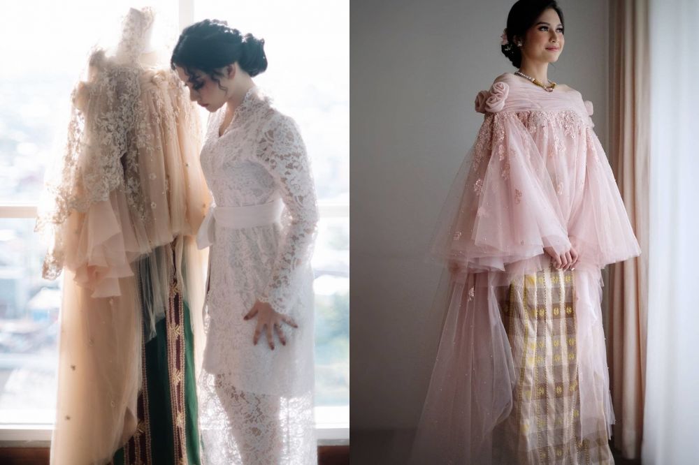 gaya pernikahan indah dan adik © instagram