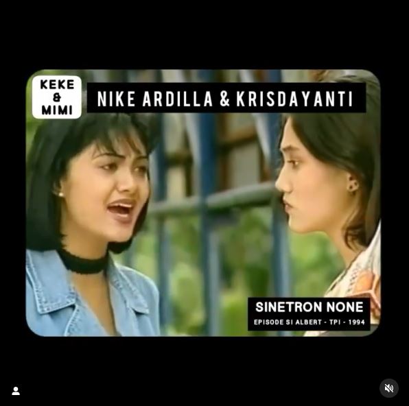 7 Potret nostalgia Krisdayanti adu akting dengan Nike Ardilla di 'None', wajahnya mirip Marion Jola