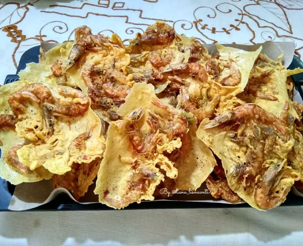 12 Resep peyek udang renyah, gurih, enak, dan mudah dipraktikkan