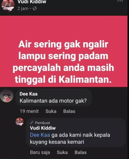 komentar kocak di Facebook Berbagai sumber komentar kocak di Facebook Berbagai sumber