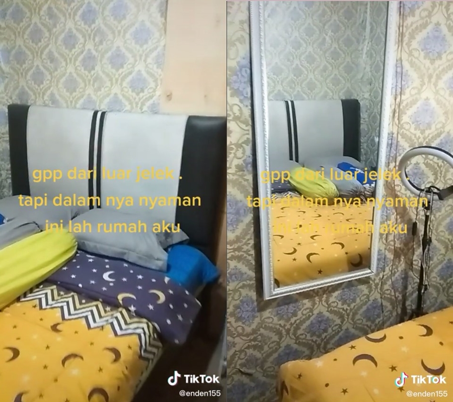 rumah papan reyot dalamnya rapi © TikTok/@enden155 rumah papan reyot dalamnya rapi © TikTok/@enden155