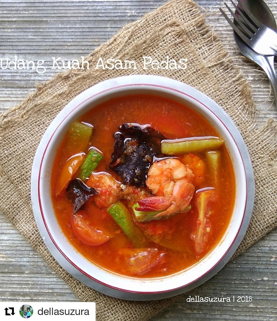 11 Resep olahan udang pedas asam, lezat dan bikin nagih