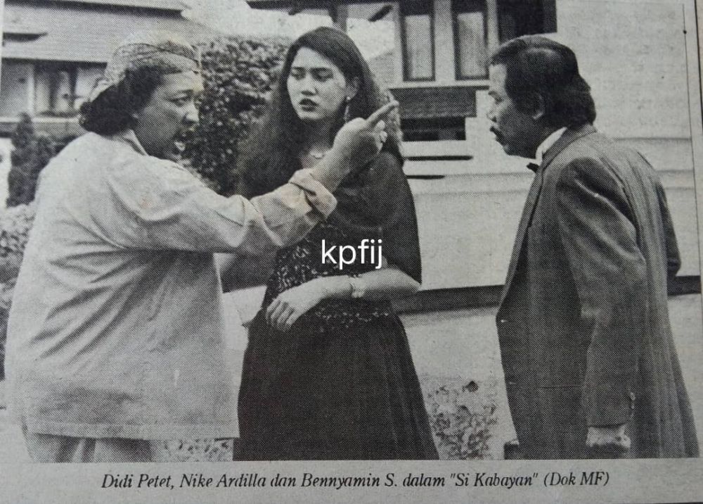 Nike Ardilla dan Didi Petet saat adu akting © berbagai sumber