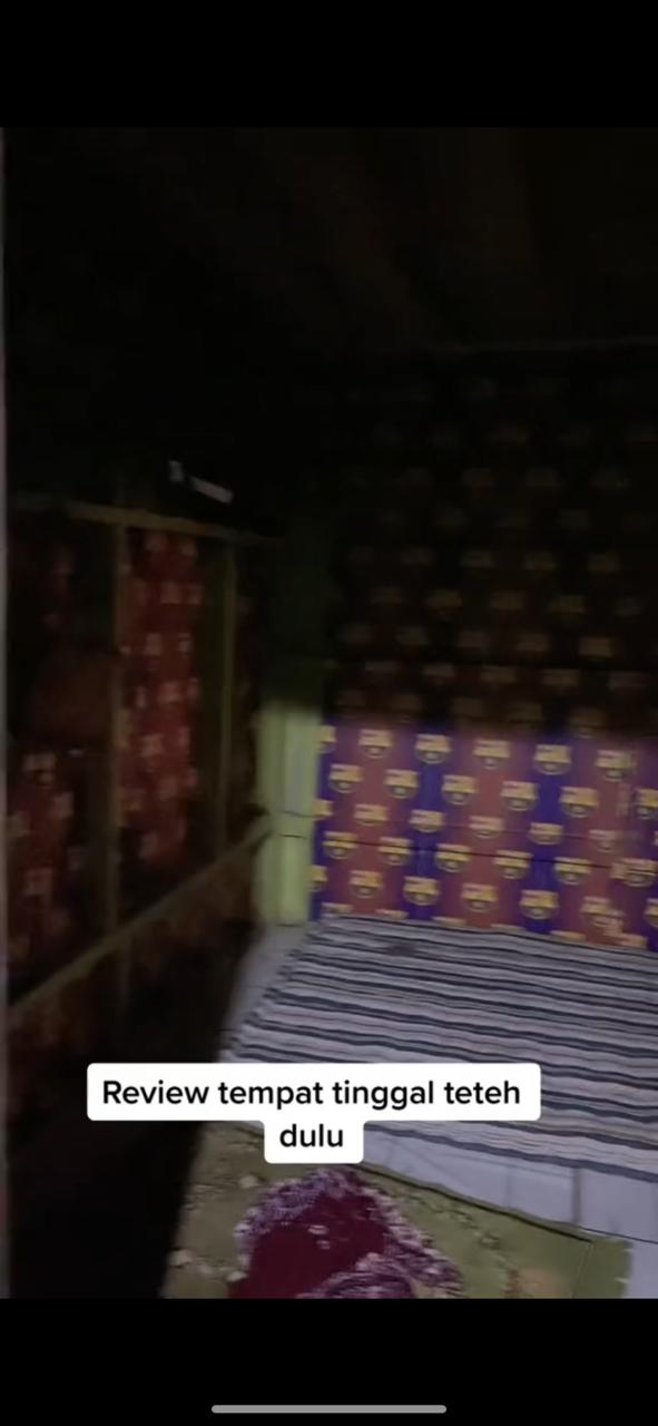 potret rumah masa kecil imel © TikTok potret rumah masa kecil imel © TikTok