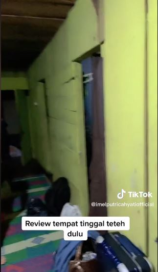 potret rumah masa kecil imel © TikTok potret rumah masa kecil imel © TikTok