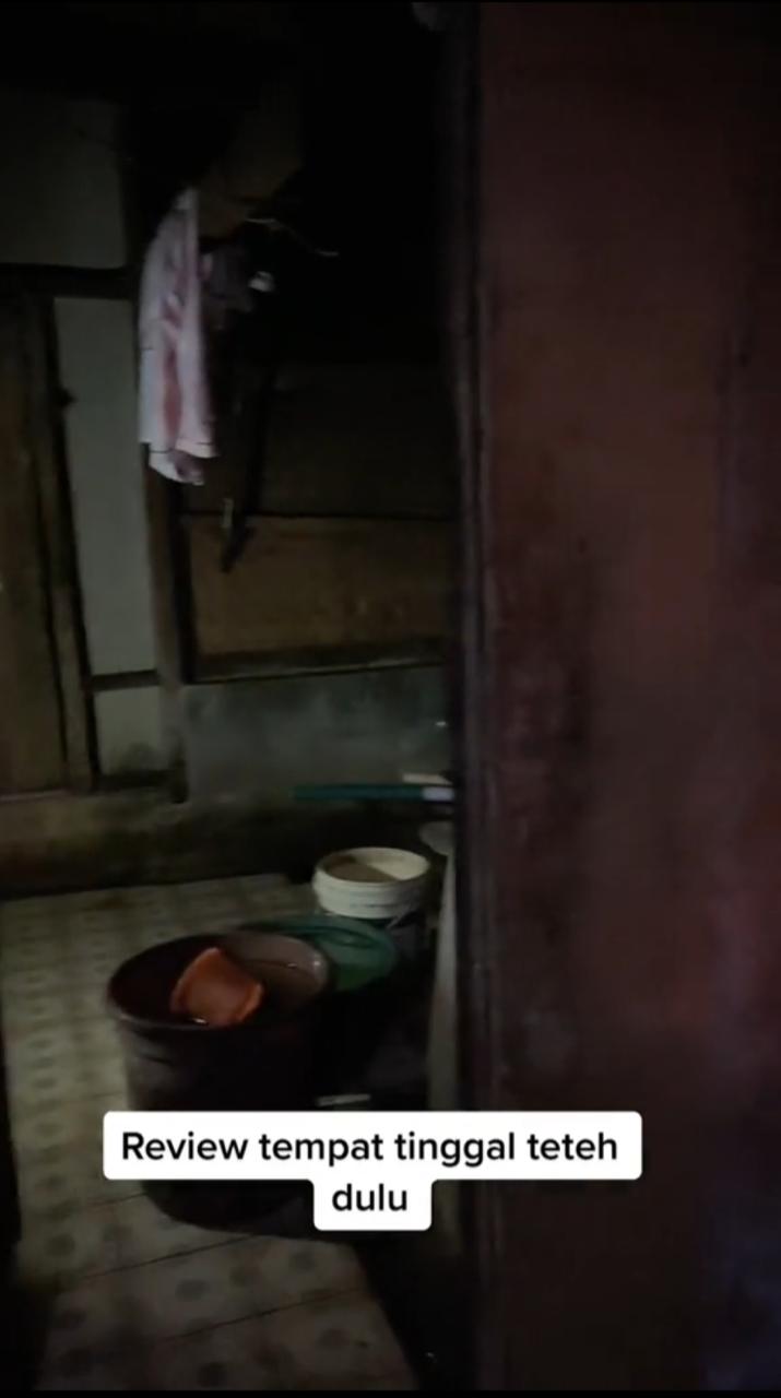 potret rumah masa kecil imel © TikTok potret rumah masa kecil imel © TikTok