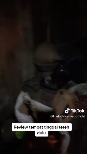 potret rumah masa kecil imel © TikTok potret rumah masa kecil imel © TikTok