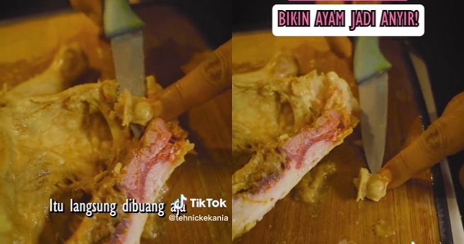 Cara sederhana menghilangkan bau anyir pada daging ayam, nggak perlu alat khusus