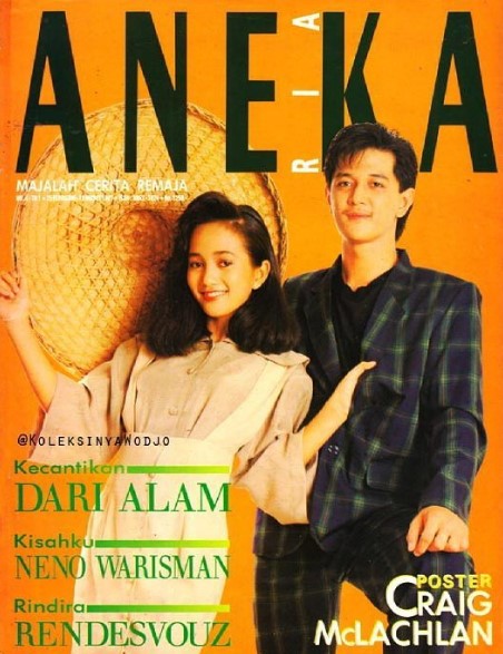 Mira Asmara jadi model jadul © Instagram