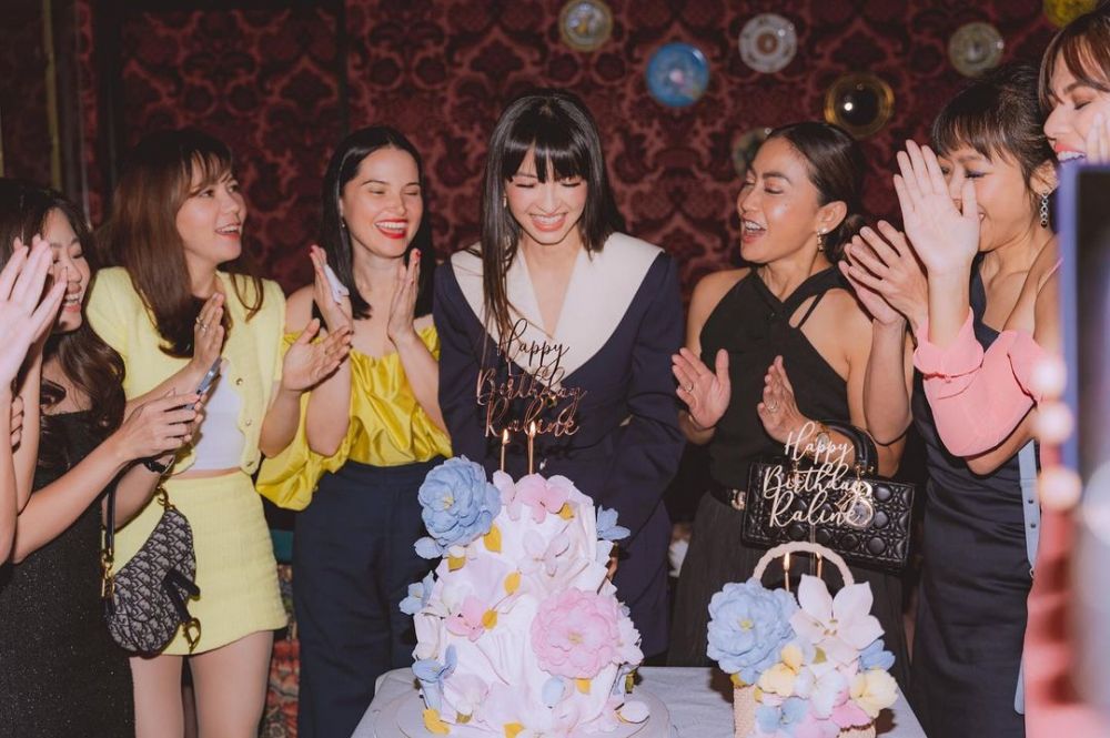 momen perayaan ultah raline shah © instagram