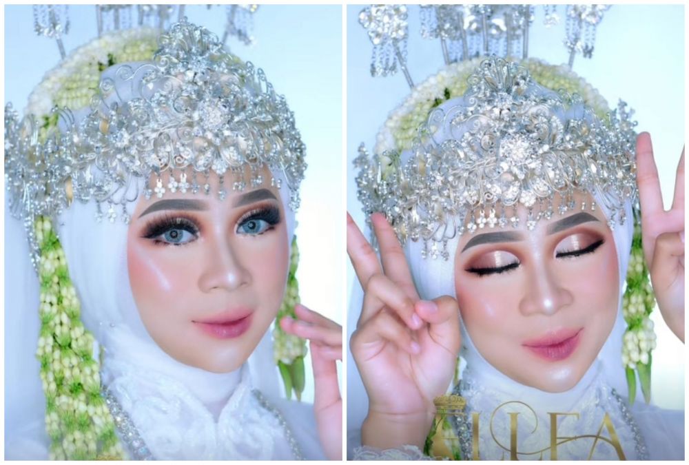 make up pengantin yang sedang breakout © Tiktok make up pengantin yang sedang breakout © Tiktok