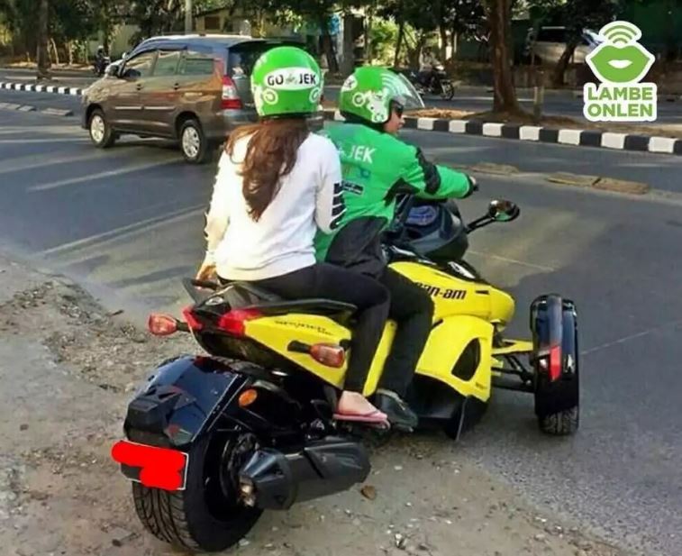 Momen kocak driver ojek online bawa kendaraan Berbagai sumber Momen kocak driver ojek online bawa kendaraan Berbagai sumber