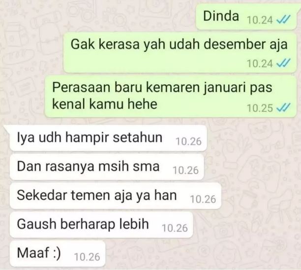 chat lucu dengan gebetan ini endingnya bikin kesal Berbagai sumber