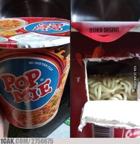 ekspektasi realita makanan instan © berbagai sumber