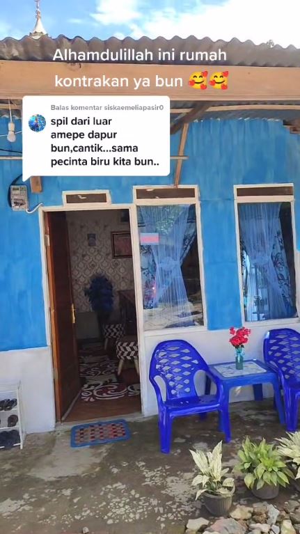 rumah triplek interior kece © TikTok