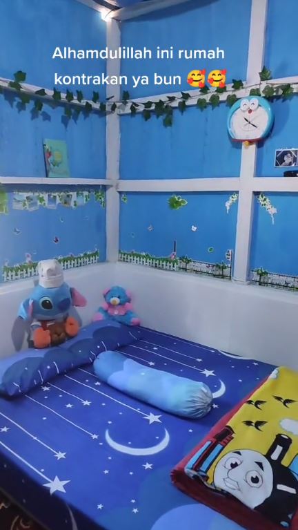 rumah triplek interior kece © TikTok