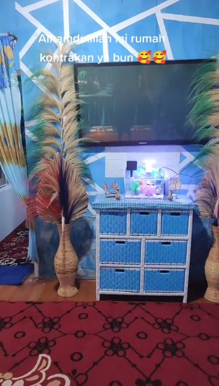 rumah triplek interior kece © TikTok rumah triplek interior kece © TikTok