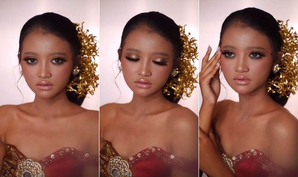 remaja kulit sawo matang bak model © TikTok