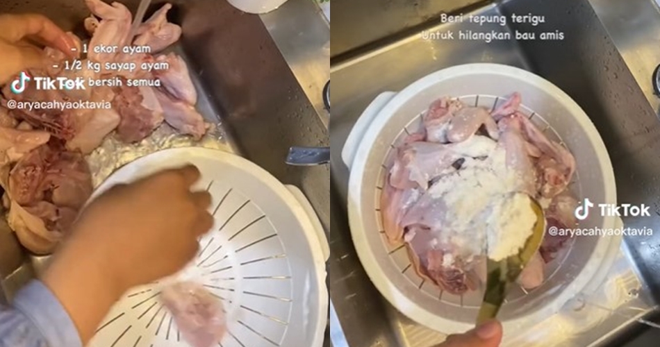 Tak perlu jeruk nipis, ini cara mencuci daging ayam agar bersih dan tidak bau amis