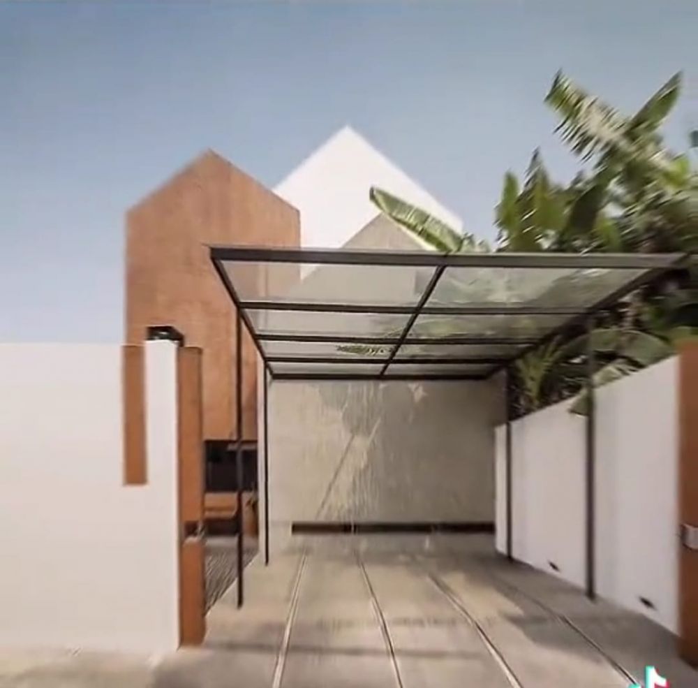 Rumah lawas tampak angker ini di-makeover jadi hunian Skandinavia © TikTok