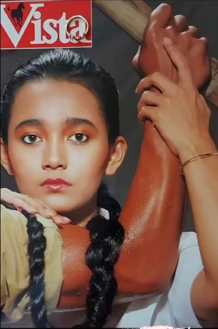 Sohib Nike Ardilla di film Lupus 'Anak Mami Sudah Besar' ini model top 80-an, intip 11 potret lawasnya
