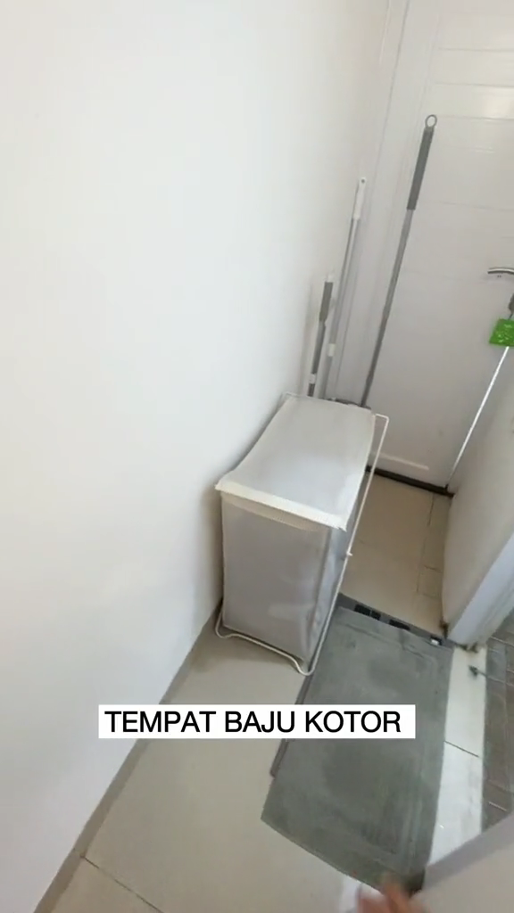 potret kontrakan sempit minimalis © TikTok