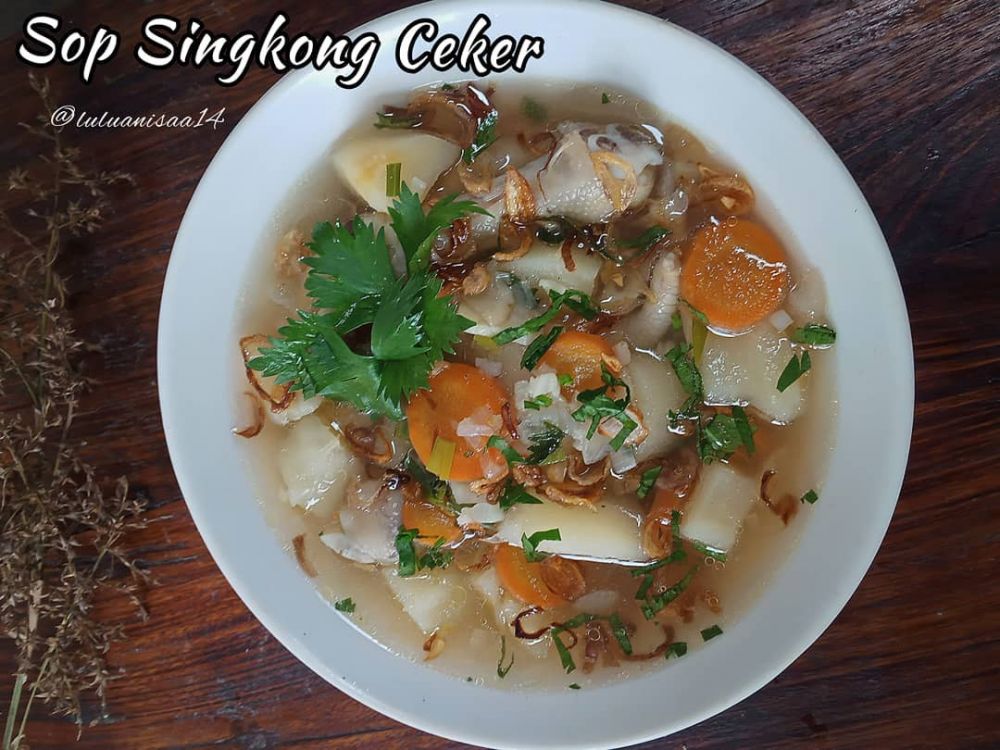 13 Resep sop ceker ayam, segar, nikmat, dan menggugah selera