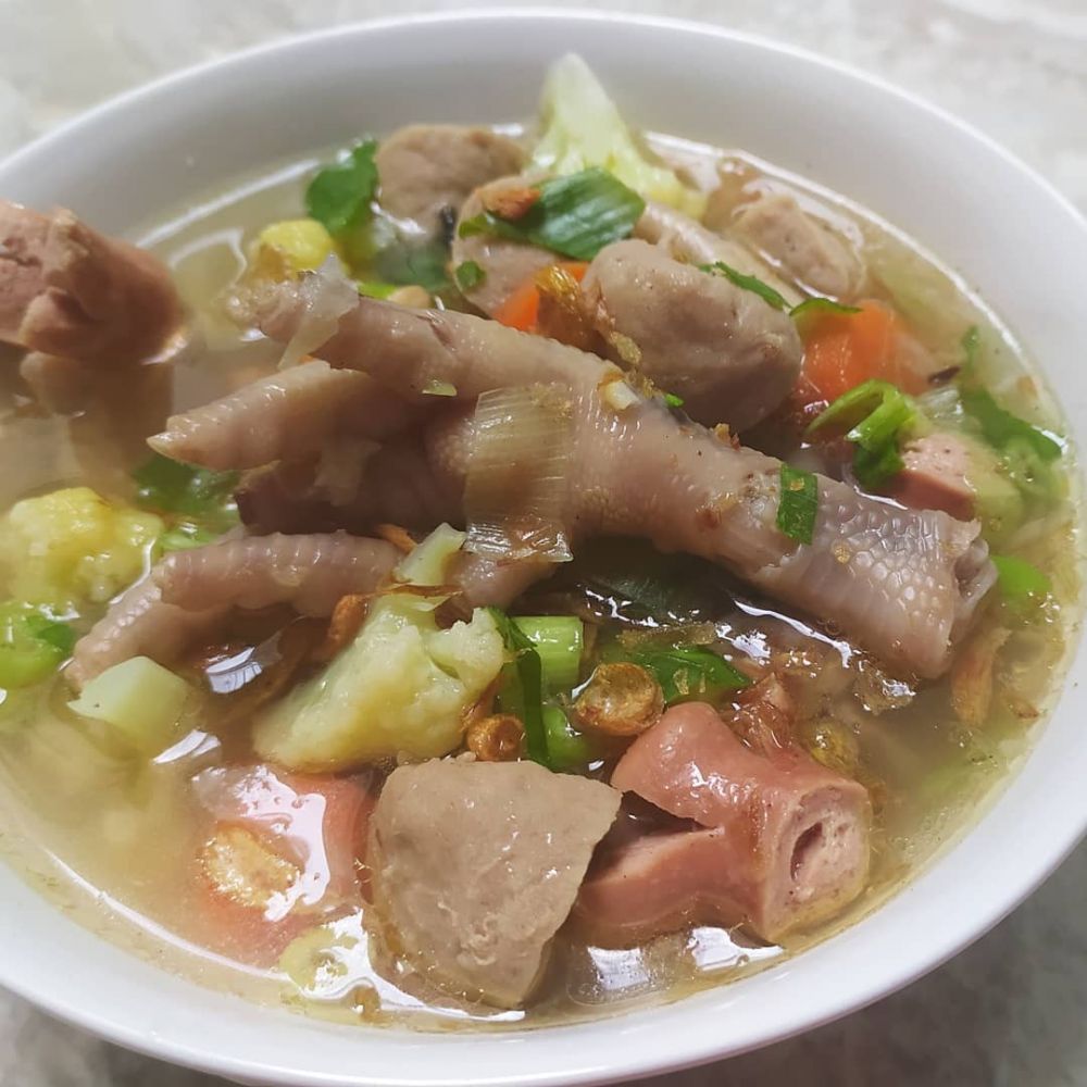 13 Resep sop ceker ayam, segar, nikmat, dan menggugah selera