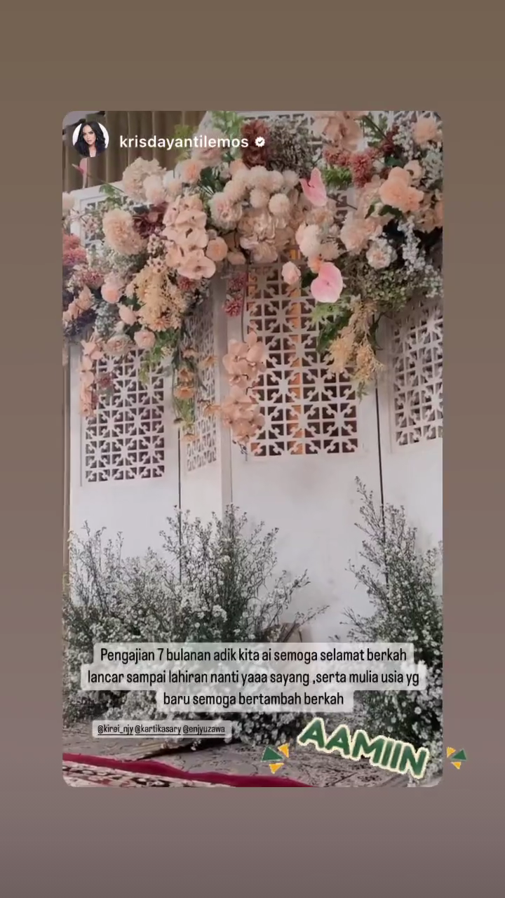 tasyakuran kehamilan kartika sary © instagram