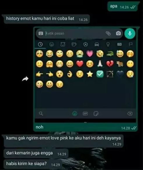 Chat lucu pacar ketahuan selingkuh Berbagai sumber