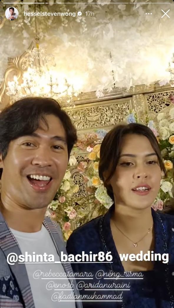  gaya seleb di pernikahan kedua shinta bachir © berbagai sumber