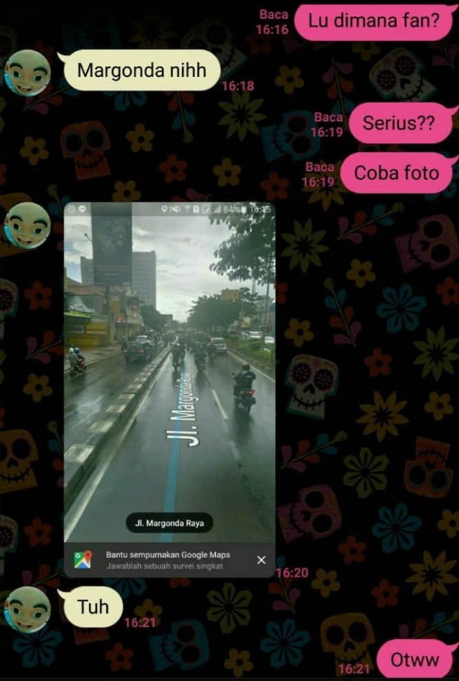 chat teman ketahuan bohong © Berbagai sumber