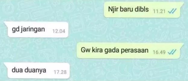 chat lucu ke gebetan ini endingnya bikin ngenes Berbagai sumber
