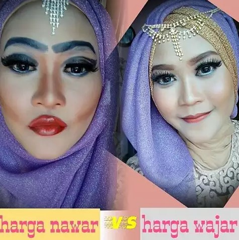 perbedaan riasan pengantin harga wajar nawar © berbagai sumber