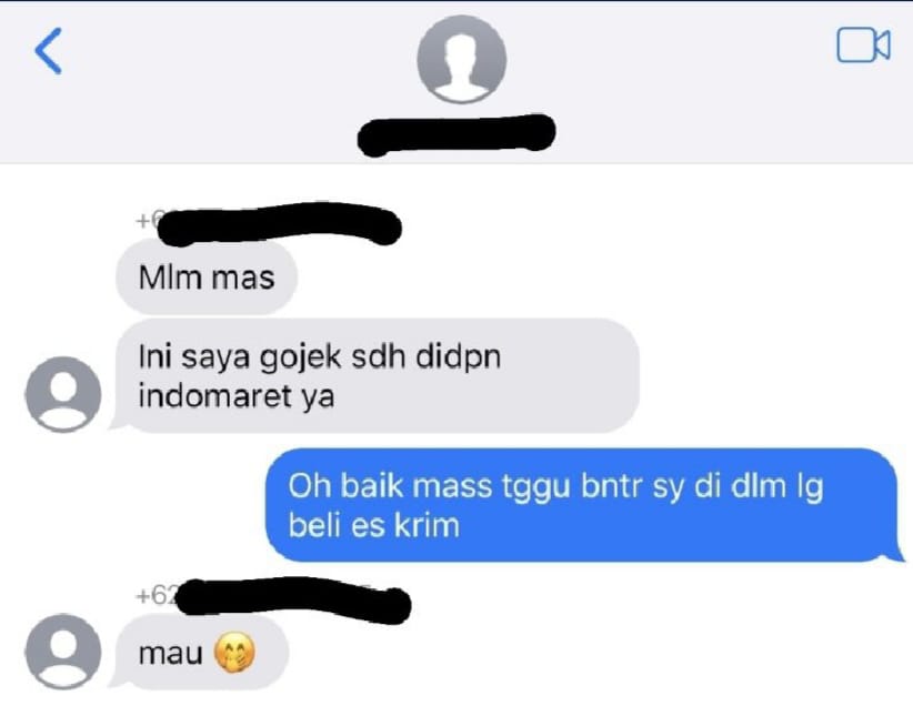 chat kocak ojek online dan customernya ini bikin suasana jadi pecah banget © berbagai sumber