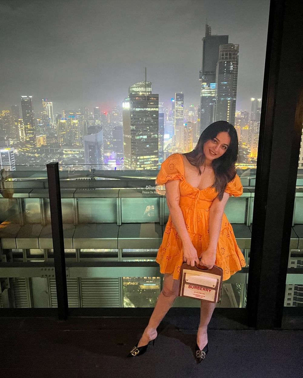 Gaya glamor Mahhi Vij pemeran Nakusha © 2023 brilio.net