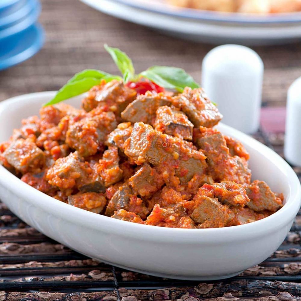 11 Resep olahan hati sapi pedas, lezat, dan bikin nagih