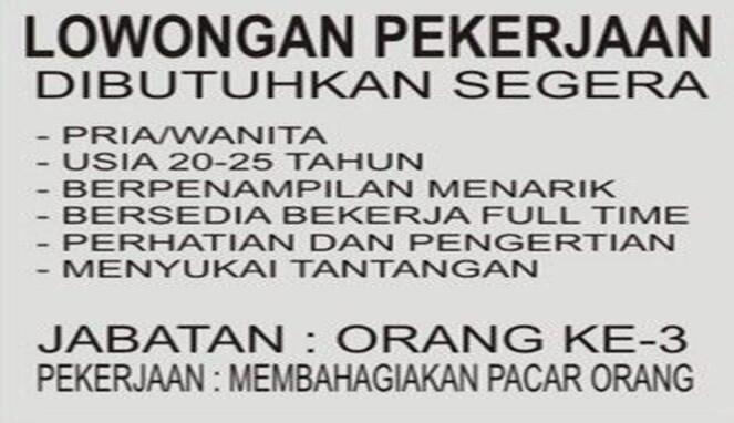 potret kocak lowongan kerja ini bikin kamu pengen nganggur aja © berbagai sumber