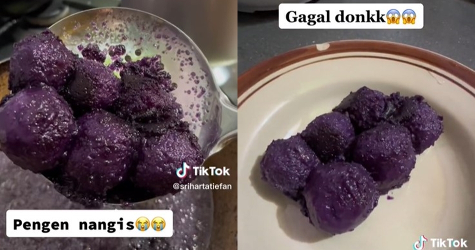 Tanpa menggunakan tepung, hasil bola ubi ala wanita ini bikin nyesek
