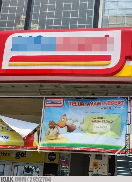 tulisan lucu promo dagangan © berbagai sumber