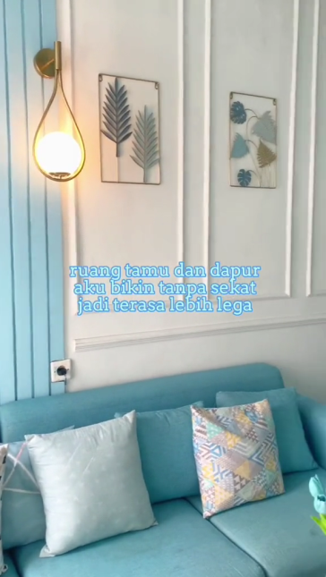 rumah batako interior keren © TikTok rumah batako interior keren © TikTok