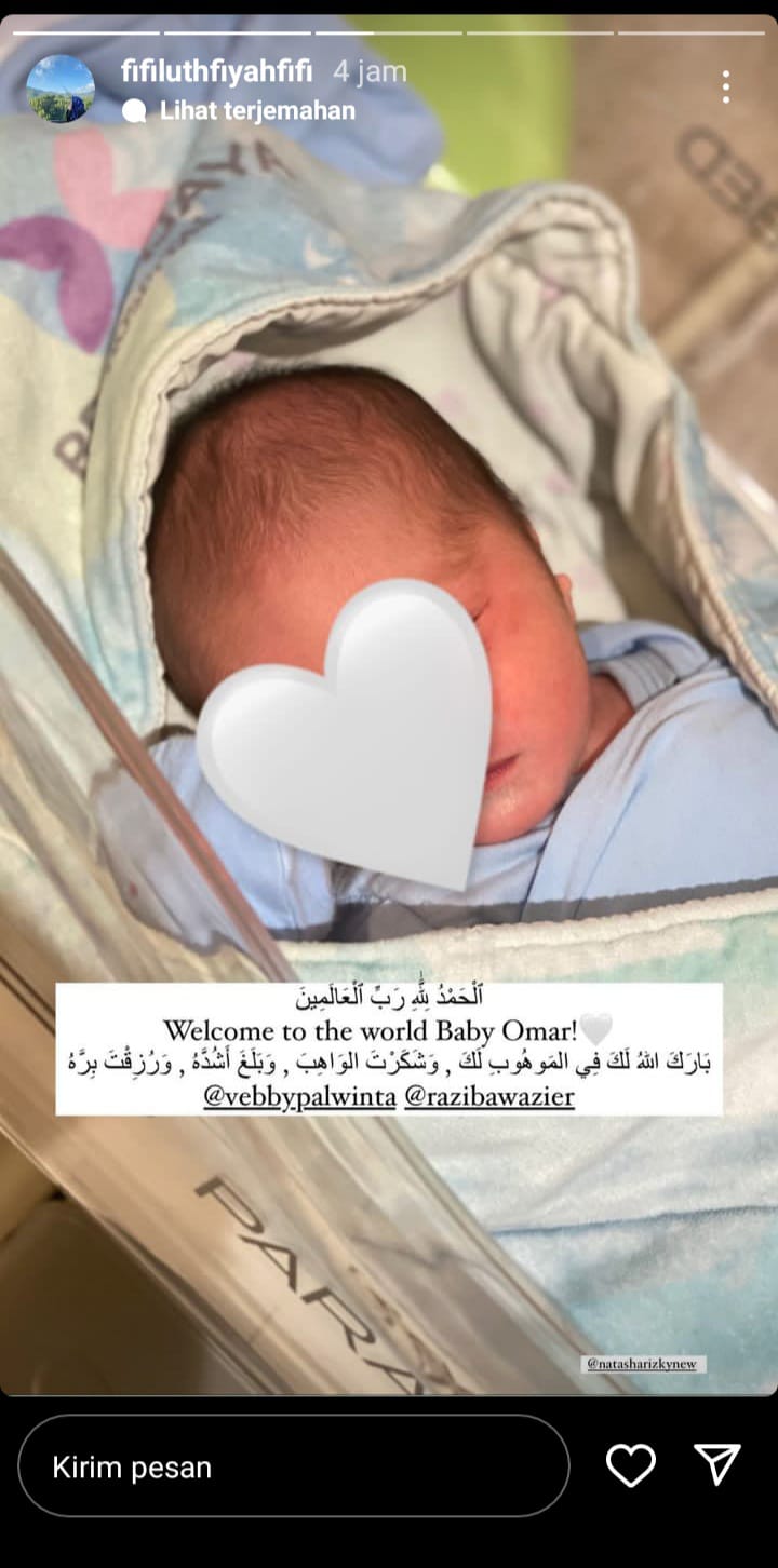 Vebby Palwinta melahirkan anak ke-2 © 2023 brilio.net