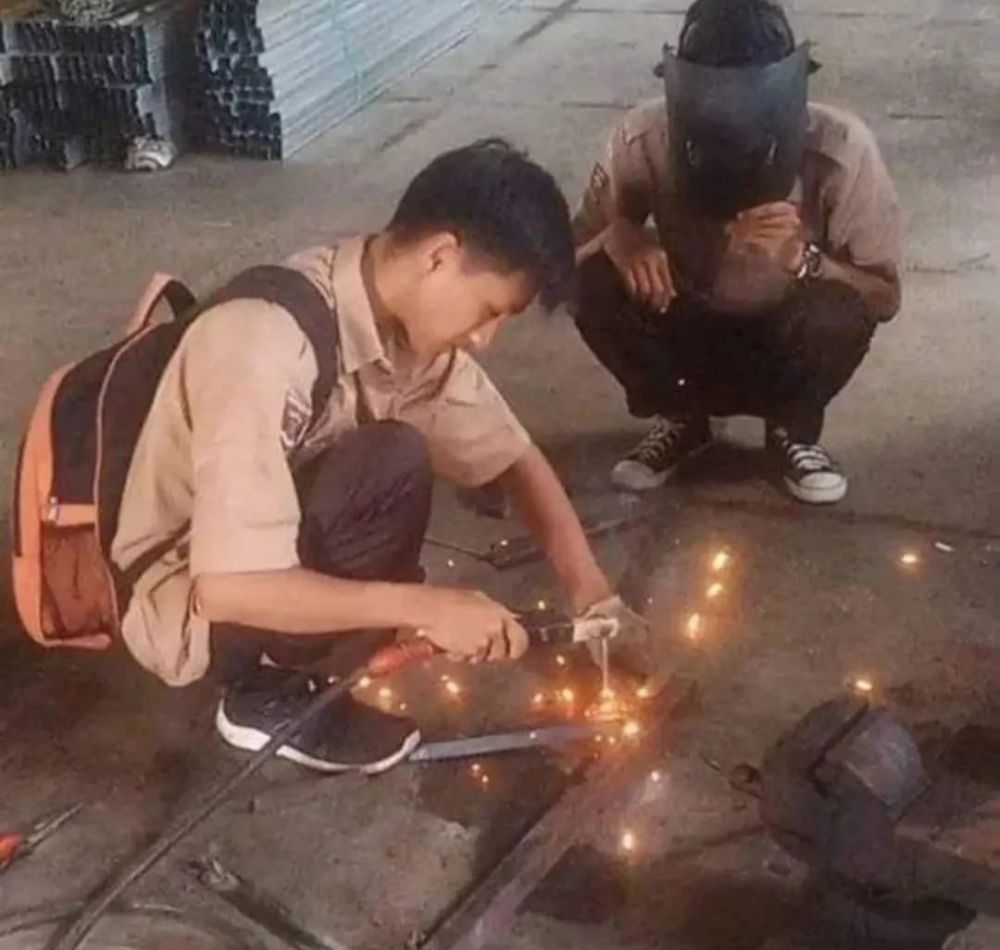 11 tingkah lucu siswa di sekolah ini bikin rindu masa lalu © Instagram