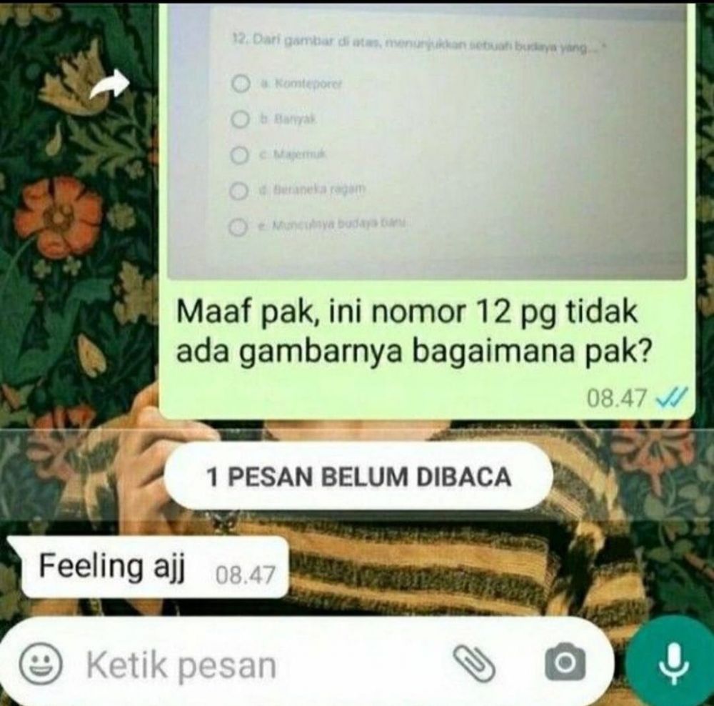 13 chat kocak percakapan antara guru dan murid ini mengundang tawa © berbagai sumber