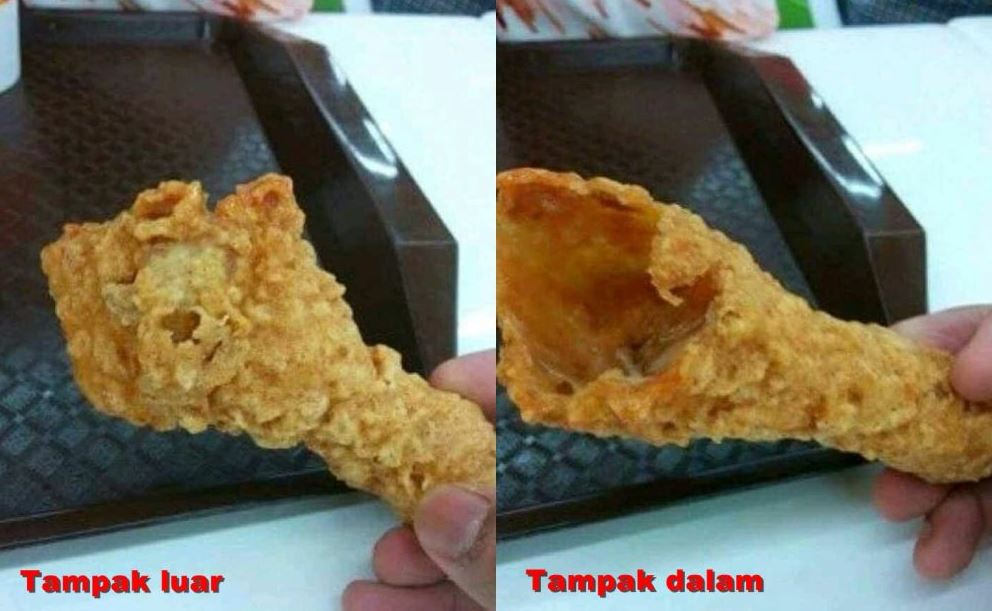 Penampakan kocak wadah makanan dan minuman Berbagai sumber