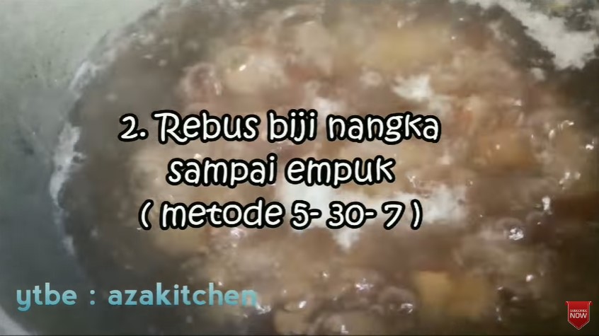 Trik merebus biji nangka agar bebas getah dan hemat gas, simpel cuma 12 menit