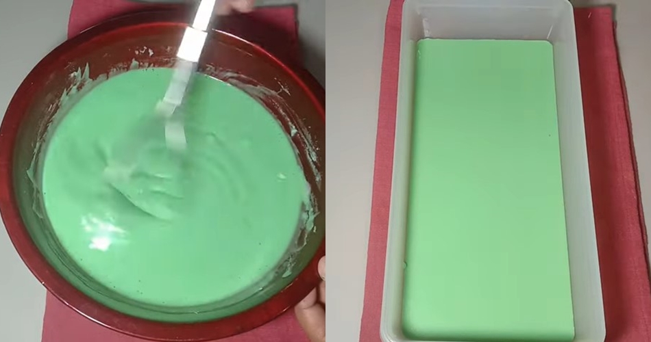 Cara bikin adonan es pisang ijo, tidak menggumpal dan tetap lembut hingga semalaman